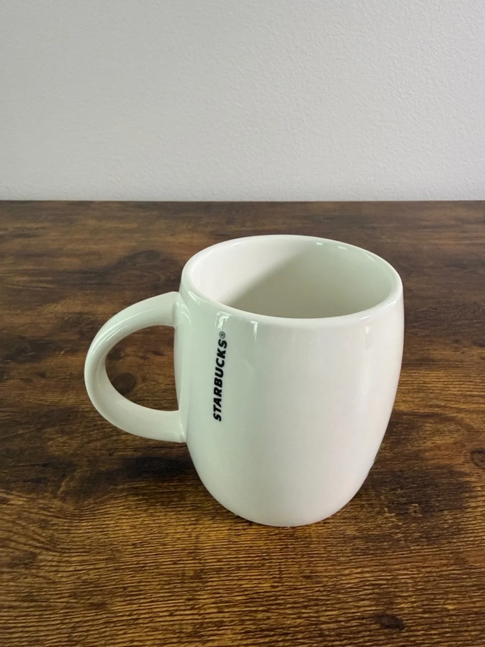Starbucks White Mug with Green Siren Emblem, 14 Oz